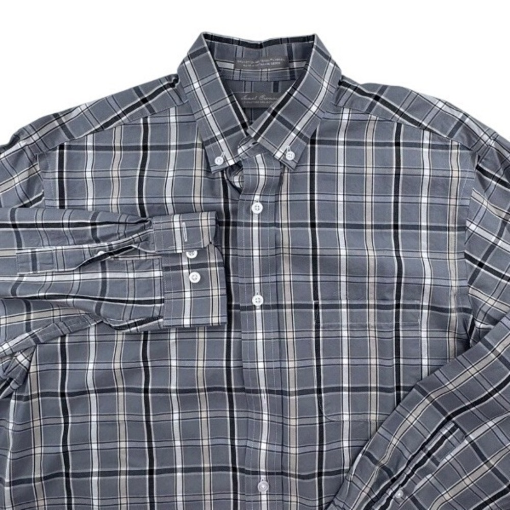 Daniel Cremieux Plaid Button‎ Down Shirt Long Sleeve Signature Collection M